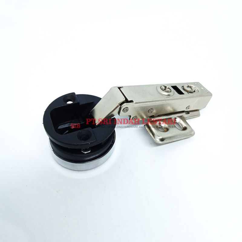 HINGE DEKKSON HYD ES SD GLASS D35 FULL OVERLAY CP 3