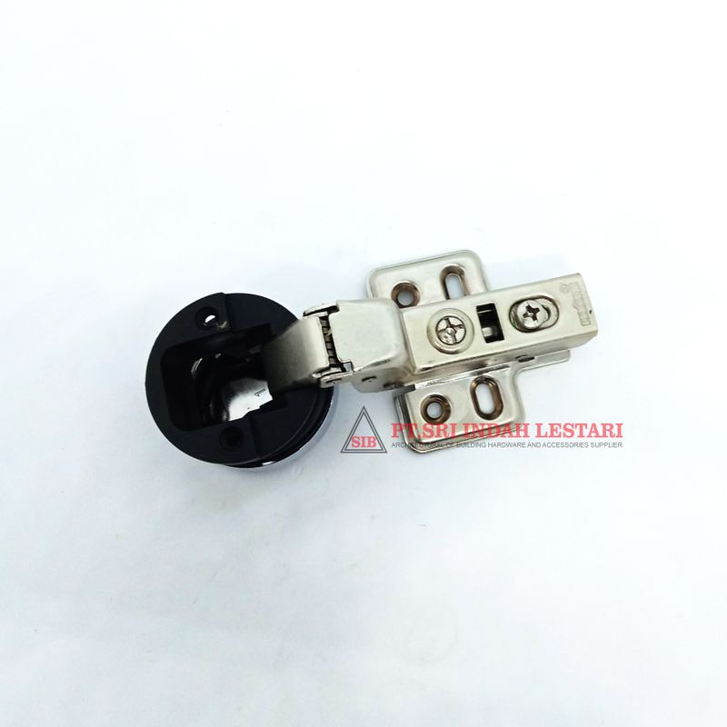 HINGE DEKKSON HYD ES SD GLASS D35 INSET CP 2