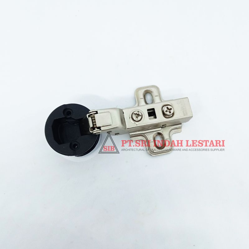 HINGE DEKKSON HYD ES SD GLASS D26 INSET CP 2