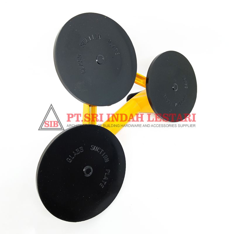 GLASS SUCTION PRACTICAL YELLOW COLOR TRIPPLE-CUP MANUAL TYPE  135KG 3