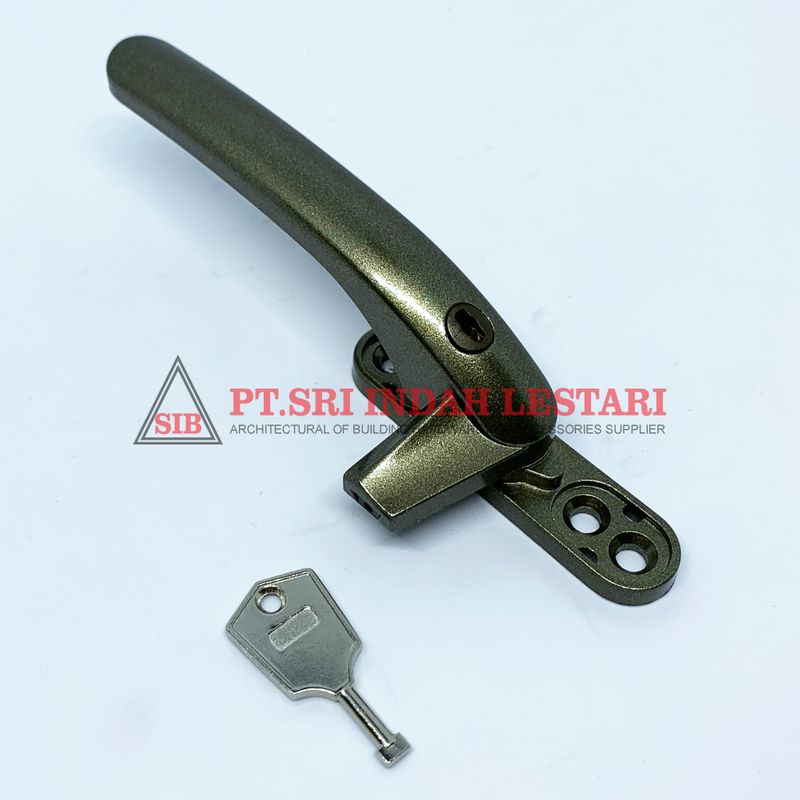 CASEMENT HANDLE DKS 429 LOCK L-BA/YBIC 2