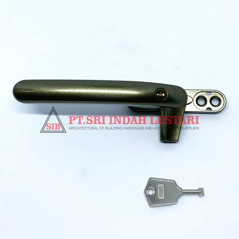 CASEMENT HANDLE DKS 429 LOCK L-BA/YBIC 3