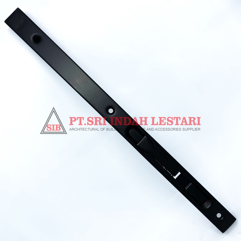 FLUSH BOLT DKS 040 8"+12" MATT BLACK 3