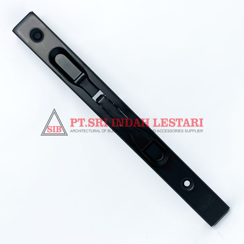 FLUSH BOLT DKS 040 8"+12" MATT BLACK 4