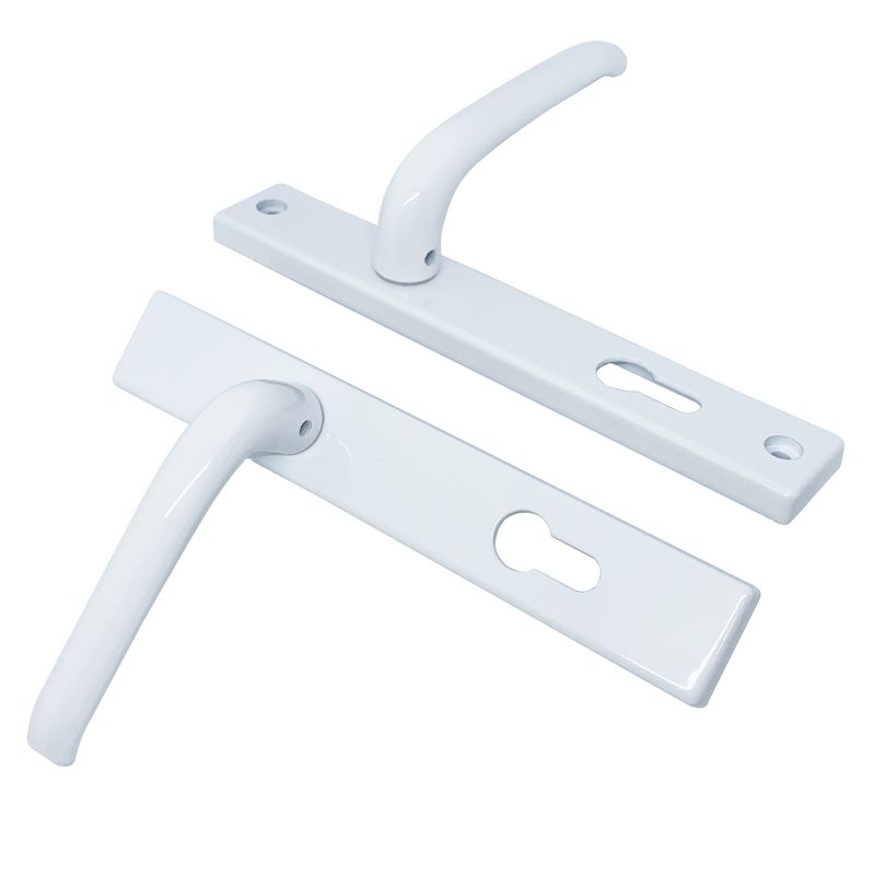 LEVER HANDLE PLATE 8803 WHITE 2