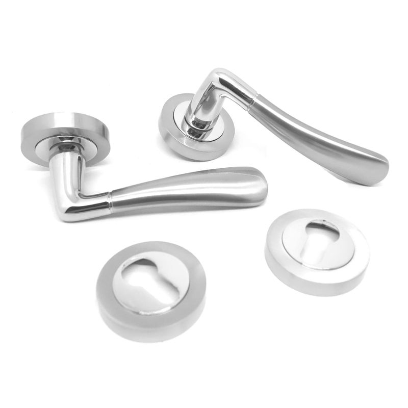 LEVER HANDLE ROSES DKS 2295 SN CP 2