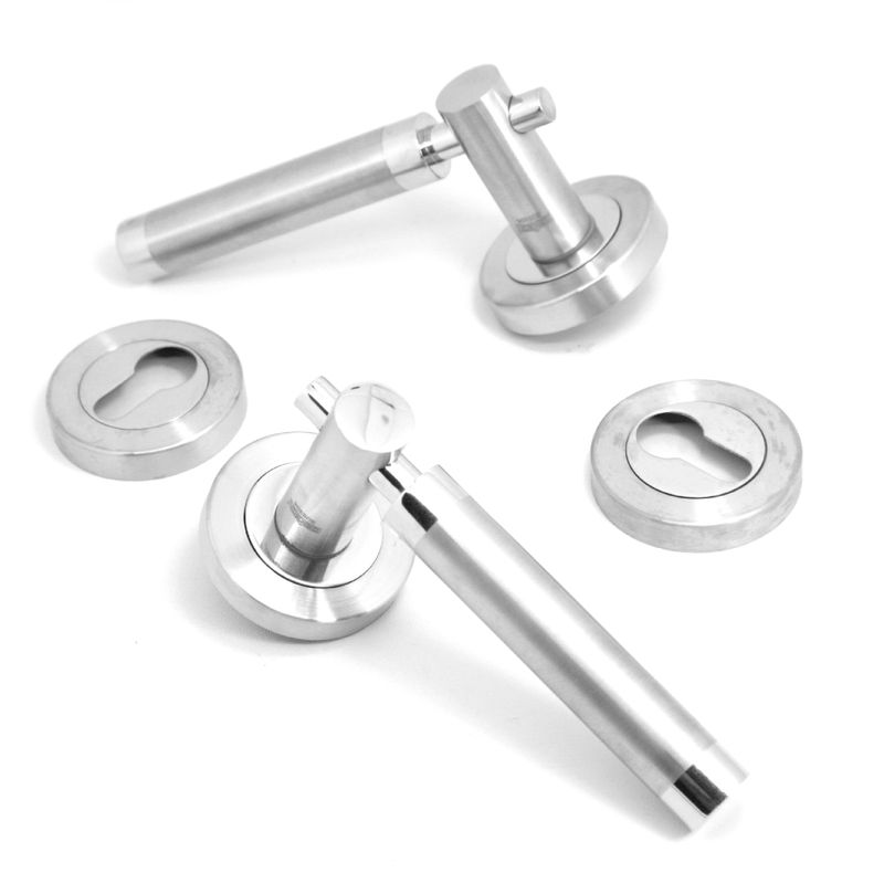 LEVER HANDLE SOLID ROSES DKS 061 SS 4