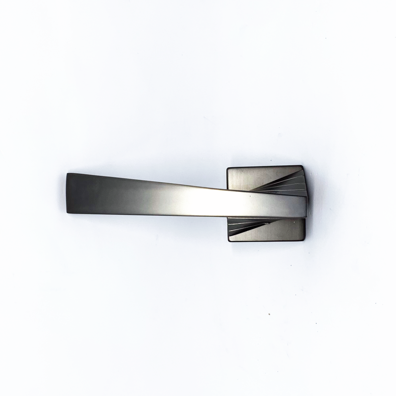 LEVER HANDLE ROSE DKS VINTAGE V32847 MATT DARK SILVER 3