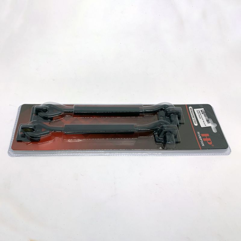 WINDOW STAY HAMPTON WS 512 8" SQ MATT BLACK 2