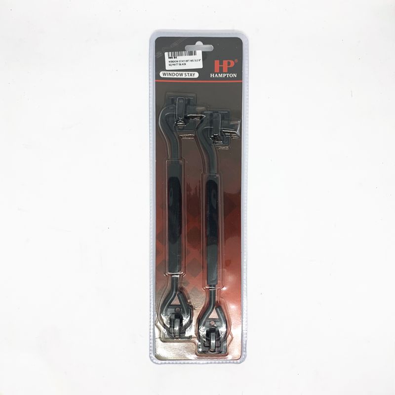 WINDOW STAY HAMPTON WS 512 8" SQ MATT BLACK 3
