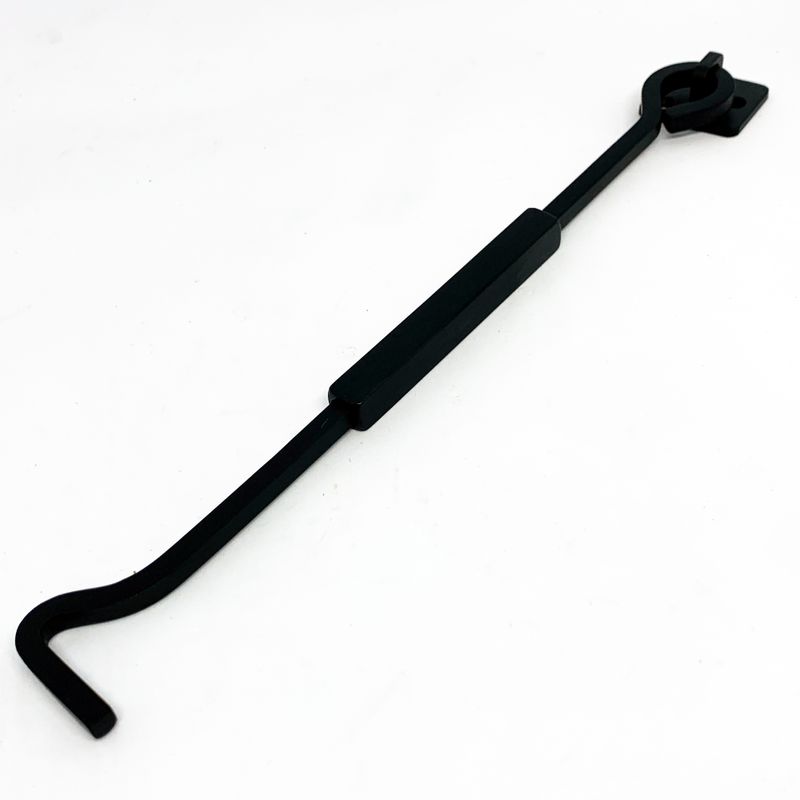 WINDOW STAY DEKKSON WS BR SQ01 10" MATT BLACK 3