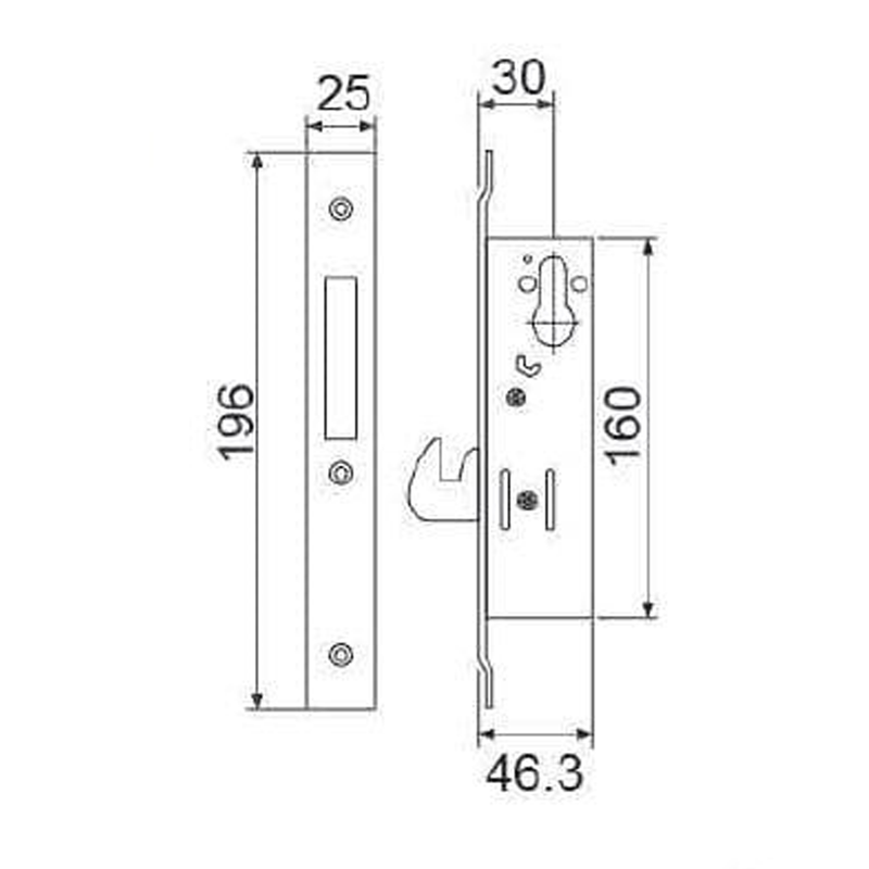 KUNCI SLIDING AL DEKKSON KC 87130 2