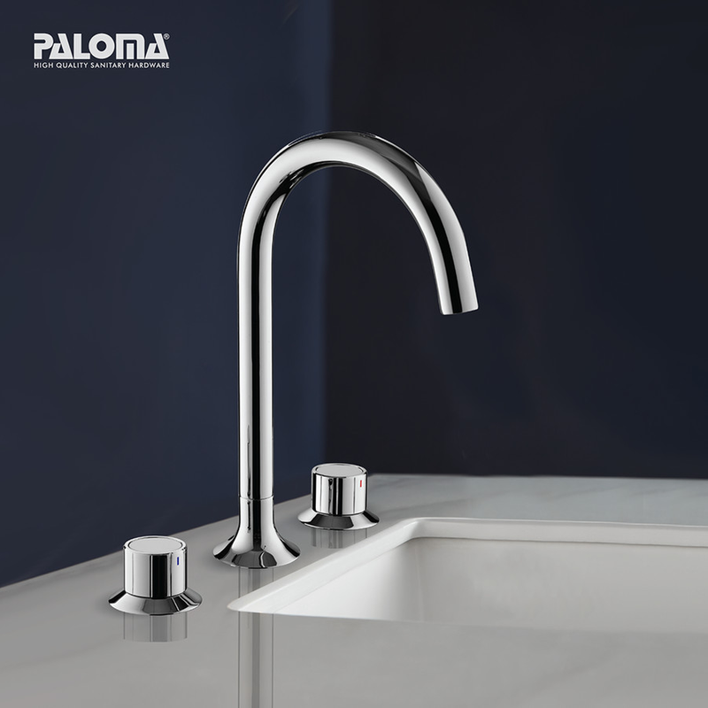 ALEENA TWO-HANDLE 8" BASIN MIXER 3336 CHROME 2