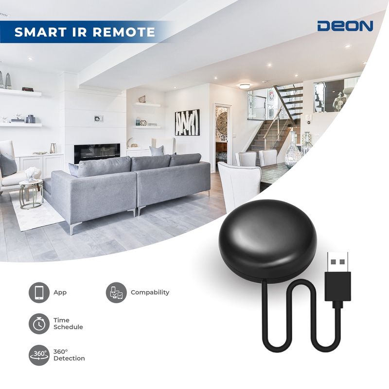 DEON SMART IR REMOTE BLACK 3