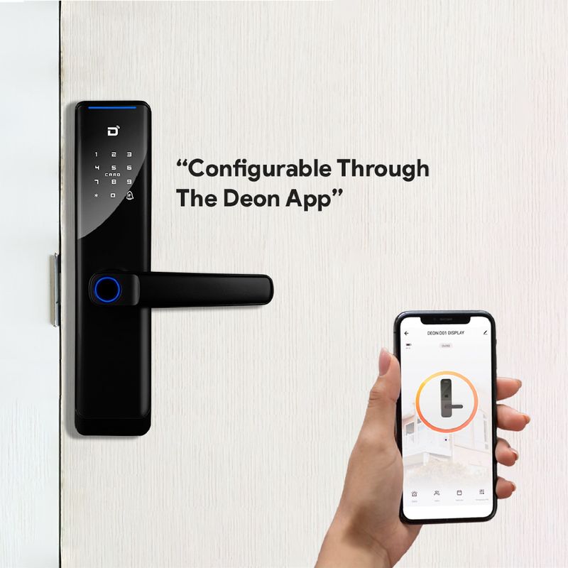 DEON SMART LOCK D01 BLACK 2
