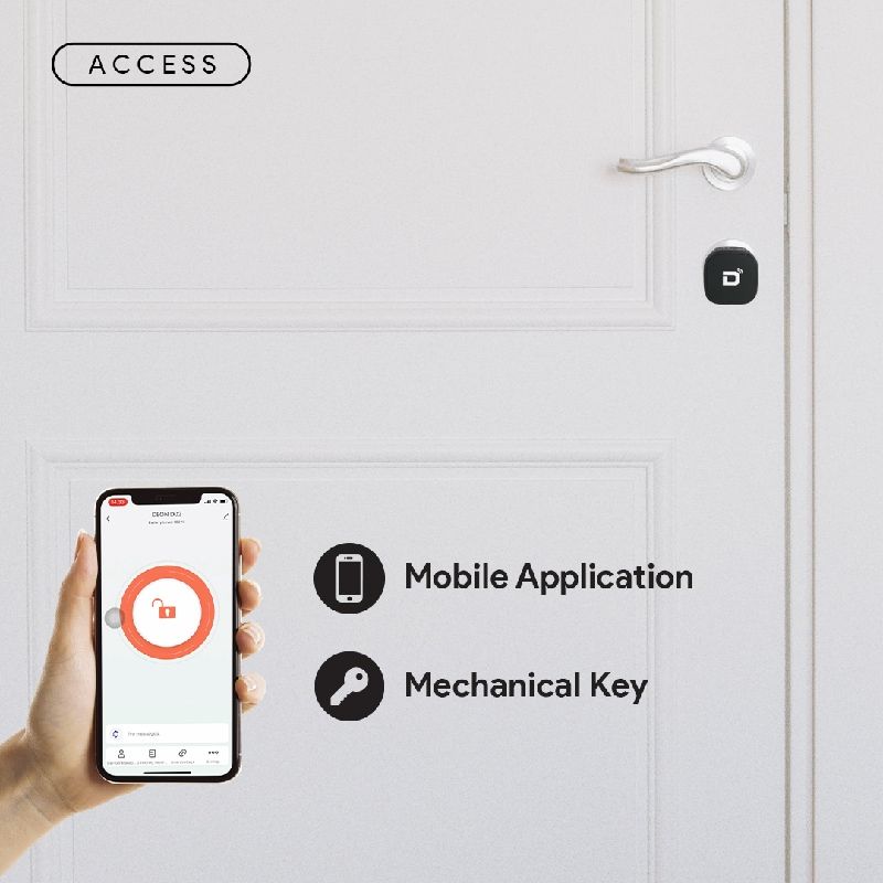 DEON SMART LOCK D02 70MM BLACK 5