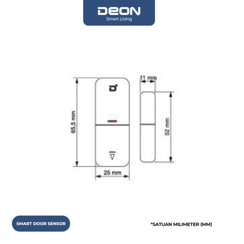 DEON SMART DOOR SENSOR WHITE 3