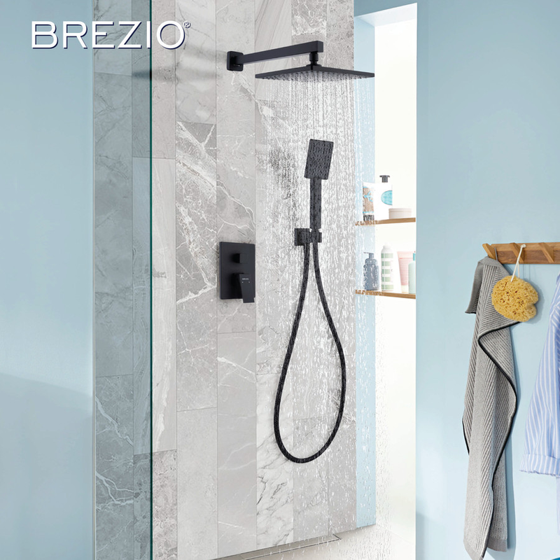 JEROME SINGLE LEVER CONCEALED SHOWER MIXER W/RAINSHOWER & HANDSHOWER ABS 3227 MB 3