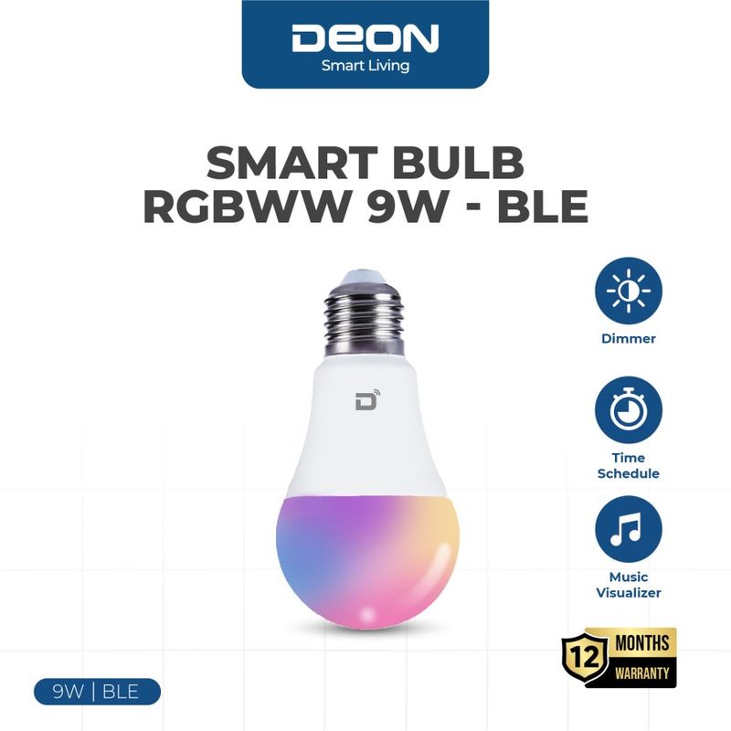 DEON SMART BULB RGBWW 9W 2