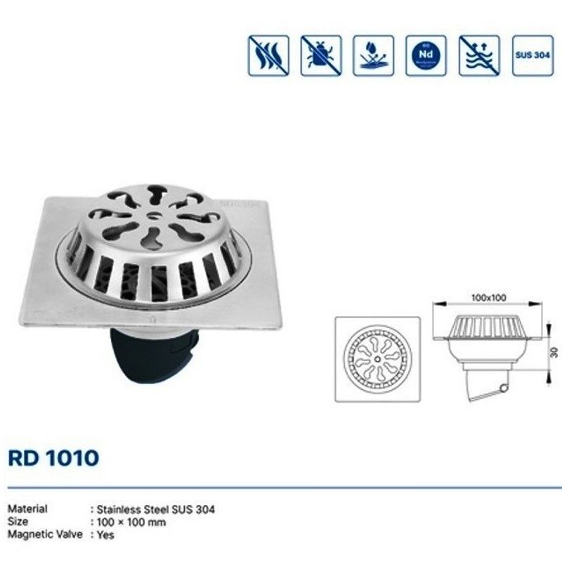 ROOF DRAIN SUS 304 DEKKSON RD 1010  SSS 2