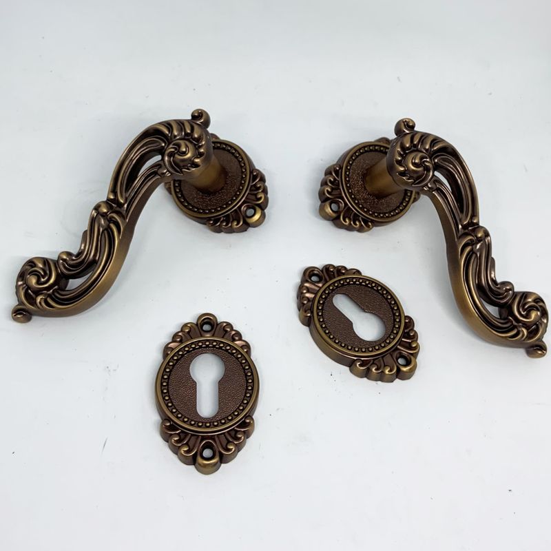 LEVER HANDLE ROSE DKS VINTAGE V21727 MCF 2