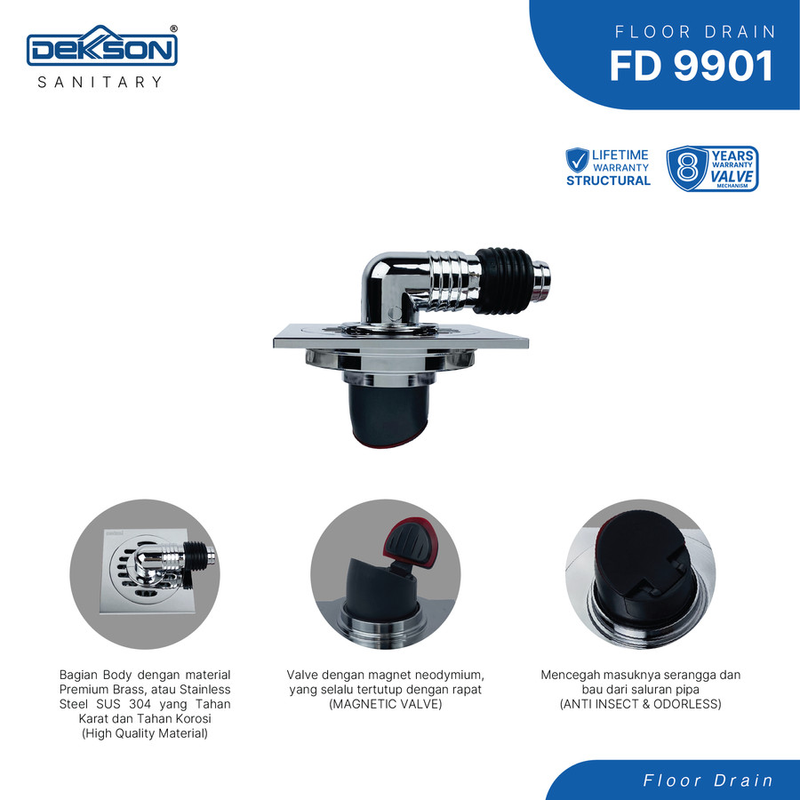 FLOOR DRAIN DEKKSON FD 9901 BR  MB 4