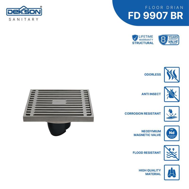 FLOOR DRAIN DEKKSON FD 9907 BR  SN 4