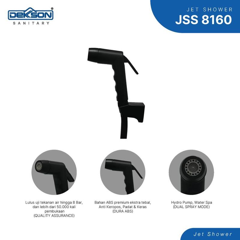 JET SHOWER SET DEKKSON JSS 8160  MB 2