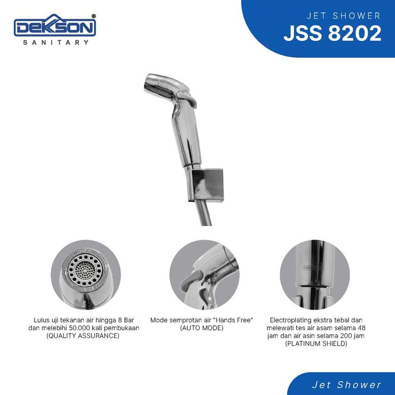 JET SHOWER SET DEKKSON JSS 8202  CP 2