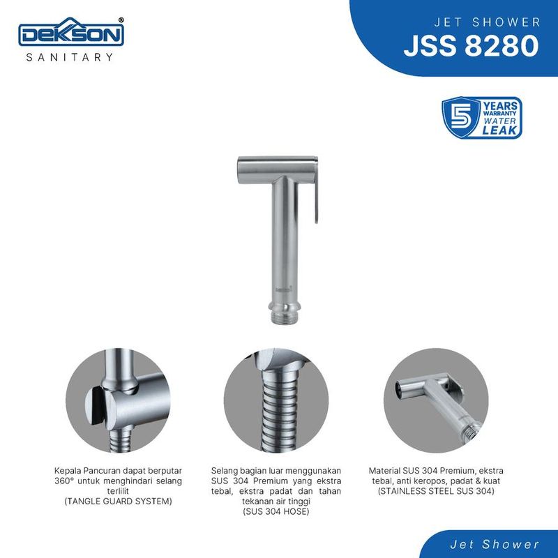 JET SHOWER SET DEKKSON JSS 8280  SSS 2