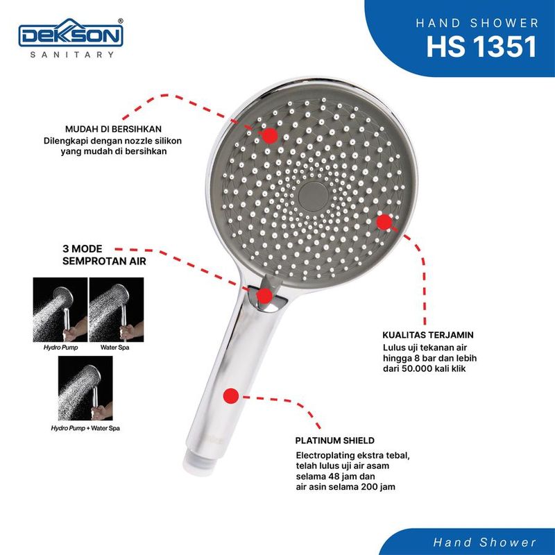 HAND SHOWER DEKKSON HS 1351  GM 4