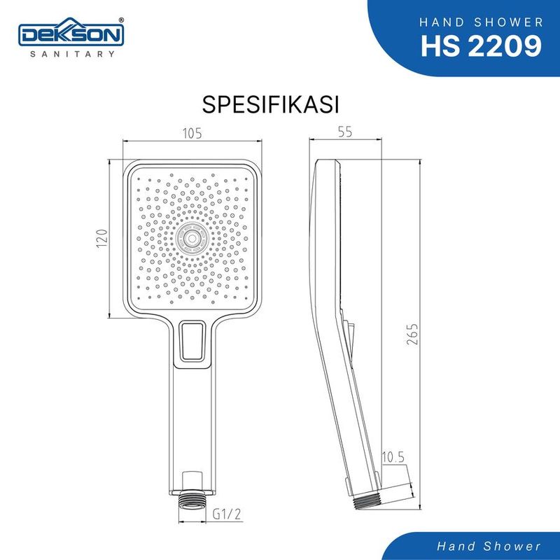 HAND SHOWER DEKKSON HS 2209   MB 4