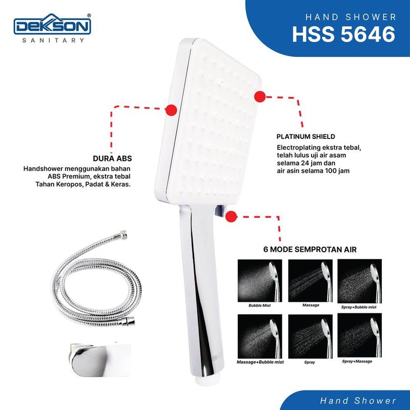 HAND SHOWER SET DEKKSON HSS 5646 MB 2