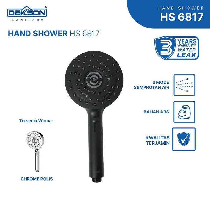 HAND SHOWER SET DEKKSON HSS 6817 CP 3