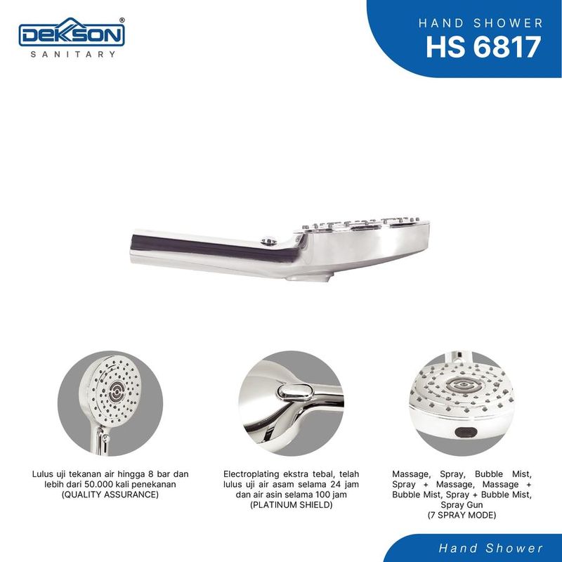 HAND SHOWER DEKKSON HS 6817 CP 3