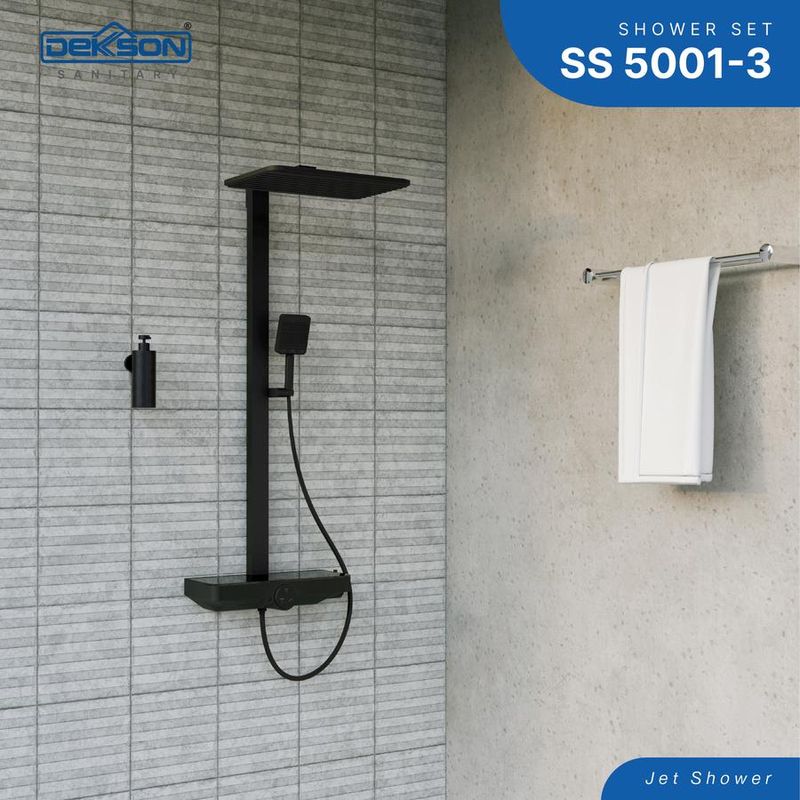 SHOWER SET 3 FUNCTION DEKKSON SS 5001-3 WH 3