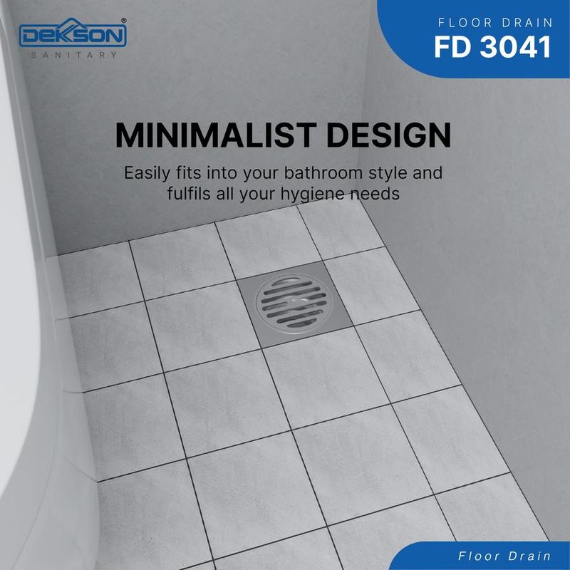 FLOOR DRAIN SUS 304 DEKKSON FD 3041 PSS 3