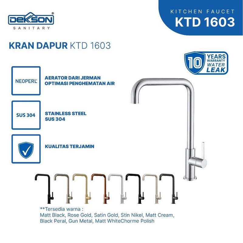 KITCHEN TAP DECK DEKKSON KTD 1603  MB 2