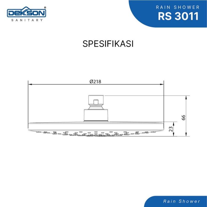 RAIN SHOWER DEKKSON RS 3011 MB 3
