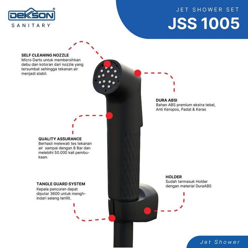JET SHOWER SET DEKKSON JSS 1005SC CP 5