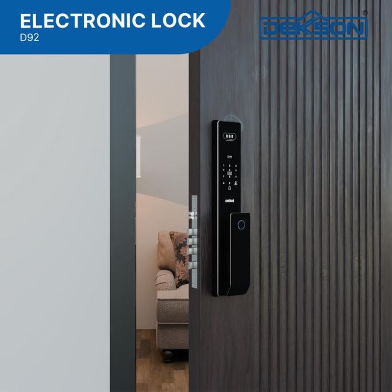 ELECTRONIC LOCK DEKKSON EL D92 BLACK 3