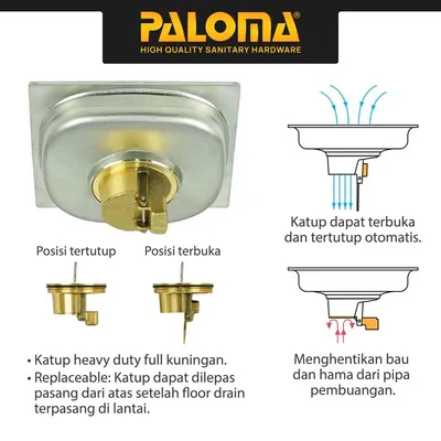 PALOMA FLOOR DRAIN 3201 PSS 5