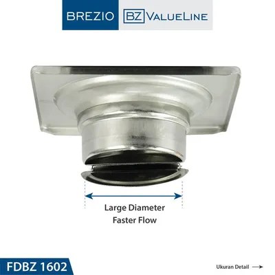 BREZIO FLOOR DRAIN BREZIO 1602 SSS 5
