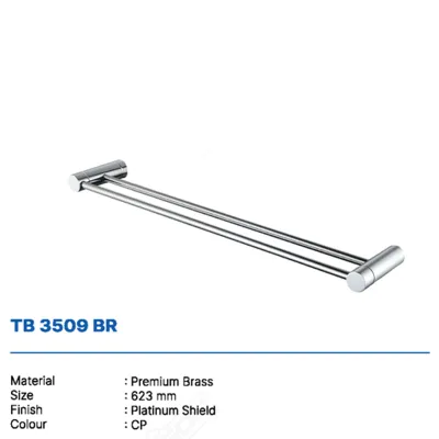 TOWEL BAR DOUBLE DEKKSON TB 3509 BR GM 2