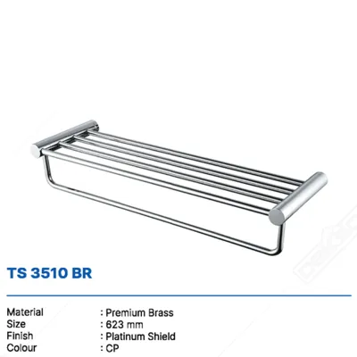 TOWEL SHELF DEKKSON TS 3510 BR GM 2