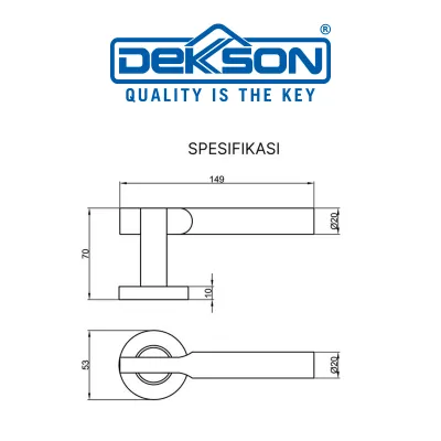 HANDLE DEKKSON LHTR 0056 SSS 4