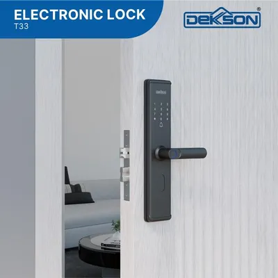 ELECTRONIC LOCK DEKKSON EL T33 GREY 2