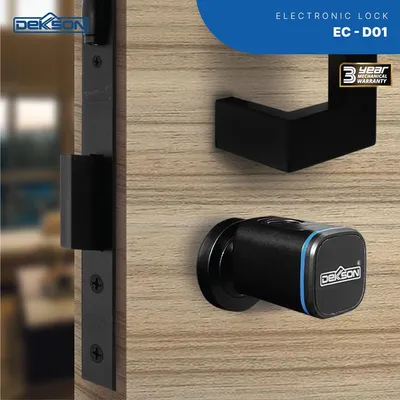 ELECTRONIC CYLINDER DEKKSON EC D01 80MM BLACK 2