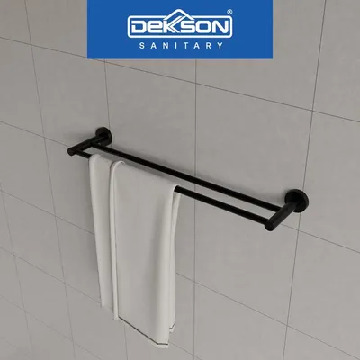 TOWEL BAR DOUBLE SUS 304 DEKKSON TB 3309 MB 2