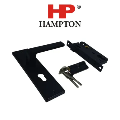 HANDLESET (40X58) HAMPTON LHP AI H58322 MATT BLACK 2